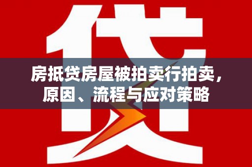 叶城房抵贷房屋被拍卖行拍卖，原因、流程与应对策略