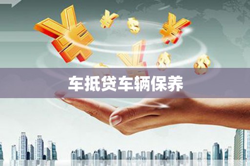 黄浦车抵贷车辆保养