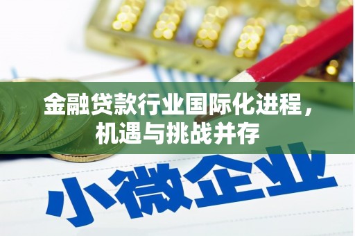 陆川金融贷款行业国际化进程，机遇与挑战并存