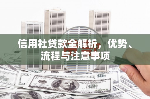 前镇信用社贷款全解析，优势、流程与注意事项