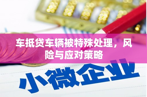 蛟河车抵贷车辆被特殊处理，风险与应对策略