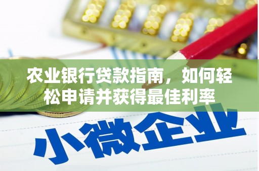 定日农业银行贷款指南，如何轻松申请并获得最佳利率