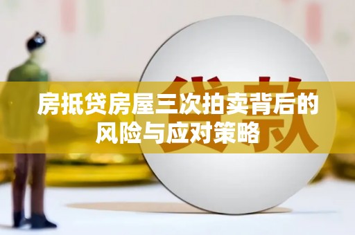 库车房抵贷房屋三次拍卖背后的风险与应对策略