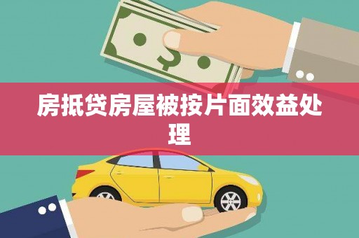 定日房抵贷房屋被按片面效益处理
