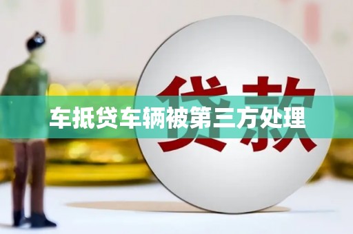 颍东车抵贷车辆被第三方处理