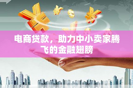 大兴电商贷款，助力中小卖家腾飞的金融翅膀