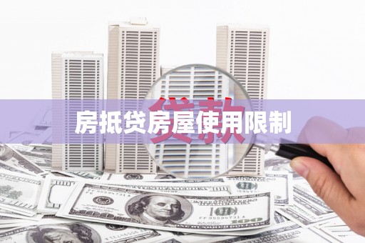 天峻房抵贷房屋使用限制