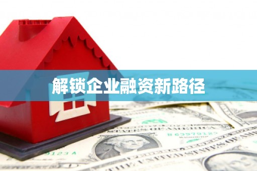 路南解锁企业融资新路径