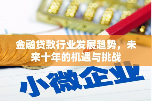 石屏金融贷款行业发展趋势，未来十年的机遇与挑战