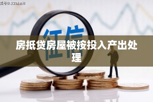 洋县房抵贷房屋被按投入产出处理