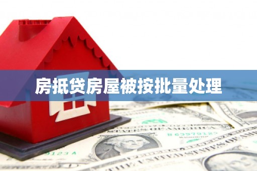 芬园房抵贷房屋被按批量处理
