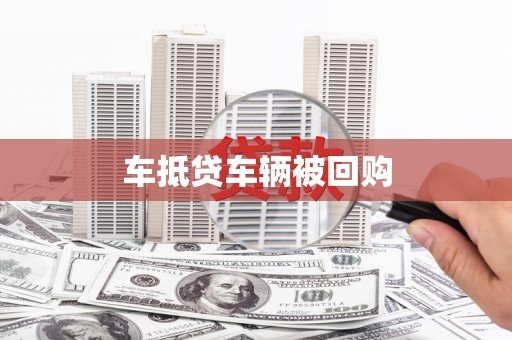仁化车抵贷车辆被回购