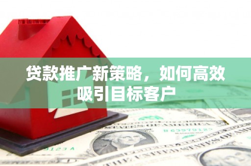 珲春贷款推广新策略，如何高效吸引目标客户