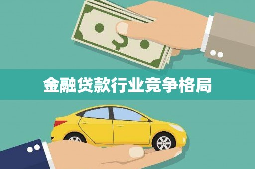 小金金融贷款行业竞争格局