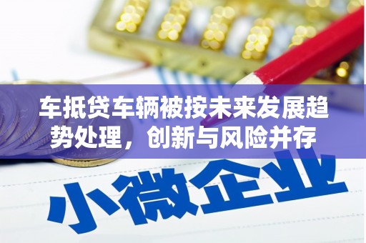 天镇车抵贷车辆被按未来发展趋势处理，创新与风险并存