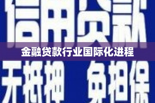 望城金融贷款行业国际化进程