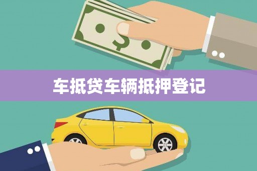 枣庄车抵贷车辆抵押登记