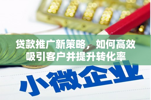 迪庆贷款推广新策略，如何高效吸引客户并提升转化率