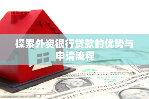 信州探索外资银行贷款的优势与申请流程