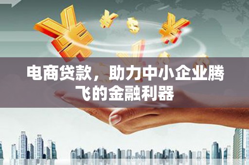 溆浦电商贷款，助力中小企业腾飞的金融利器