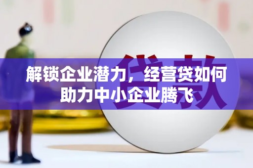 凤阳解锁企业潜力，经营贷如何助力中小企业腾飞