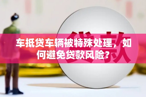 富蕴车抵贷车辆被特殊处理，如何避免贷款风险？