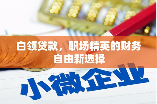 龙里白领贷款，职场精英的财务自由新选择