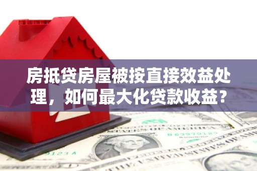 娄星房抵贷房屋被按直接效益处理，如何最大化贷款收益？