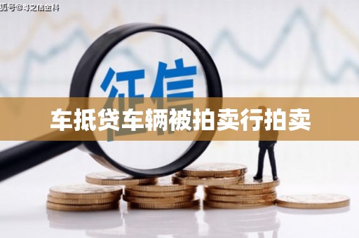 宝清车抵贷车辆被拍卖行拍卖