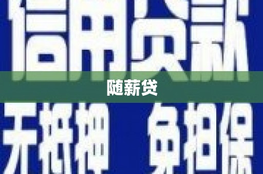 岑溪随薪贷