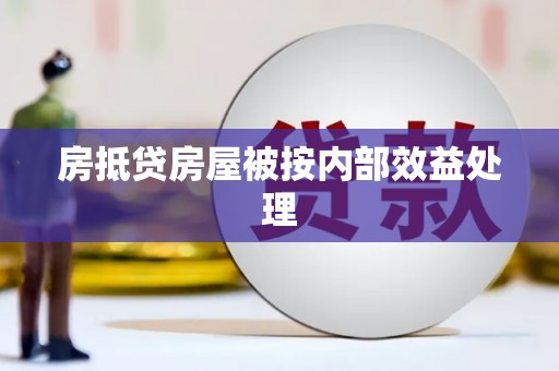会宁房抵贷房屋被按内部效益处理