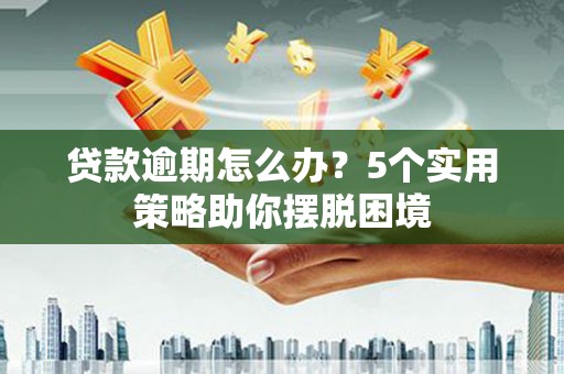 岚县贷款逾期怎么办？5个实用策略助你摆脱困境