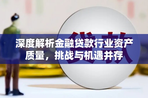 彭泽深度解析金融贷款行业资产质量，挑战与机遇并存