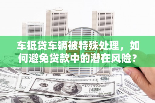 马公车抵贷车辆被特殊处理，如何避免贷款中的潜在风险？