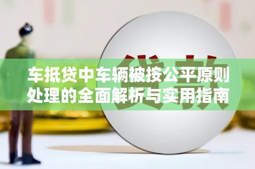 巨野车抵贷中车辆被按公平原则处理的全面解析与实用指南