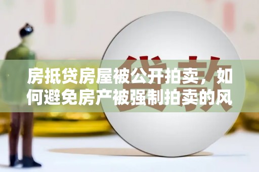 紫云房抵贷房屋被公开拍卖，如何避免房产被强制拍卖的风险？