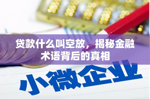 宣化贷款什么叫空放，揭秘金融术语背后的真相