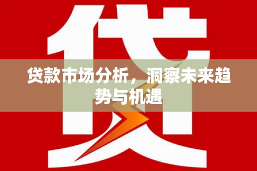 南竿贷款市场分析，洞察未来趋势与机遇