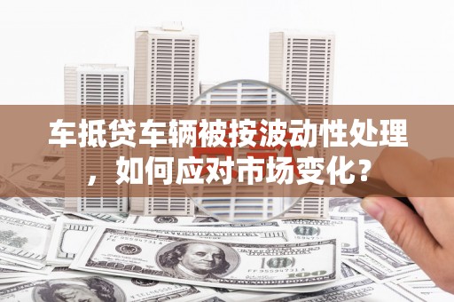 普陀车抵贷车辆被按波动性处理，如何应对市场变化？