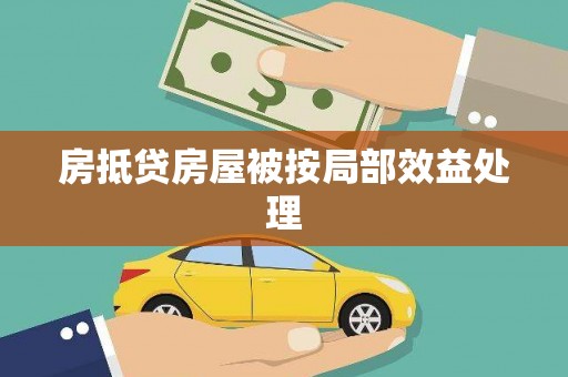长顺房抵贷房屋被按局部效益处理