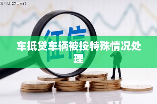铁山港车抵贷车辆被按特殊情况处理