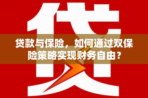 五原贷款与保险，如何通过双保险策略实现财务自由？
