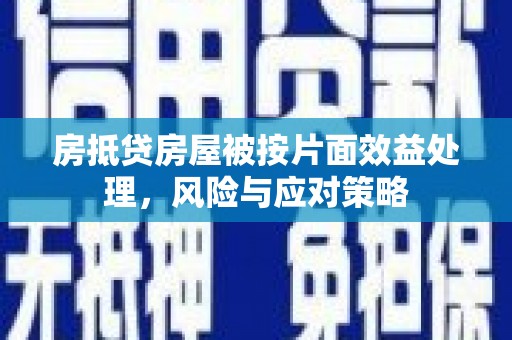 东胜房抵贷房屋被按片面效益处理，风险与应对策略