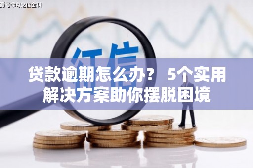 塔城贷款逾期怎么办？ 5个实用解决方案助你摆脱困境