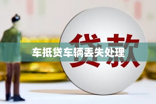 贵州车抵贷车辆丢失处理