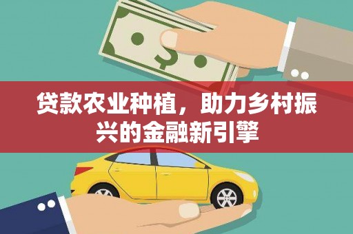 九如贷款农业种植，助力乡村振兴的金融新引擎