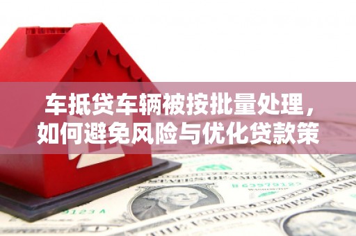 安吉车抵贷车辆被按批量处理，如何避免风险与优化贷款策略