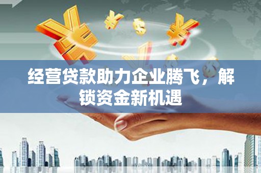 莒县经营贷款助力企业腾飞，解锁资金新机遇