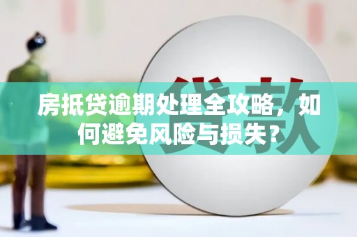 莒县房抵贷逾期处理全攻略，如何避免风险与损失？
