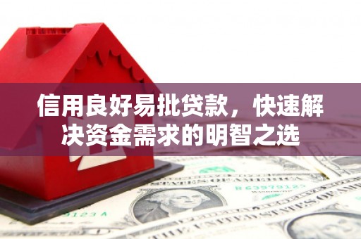 宜州信用良好易批贷款，快速解决资金需求的明智之选